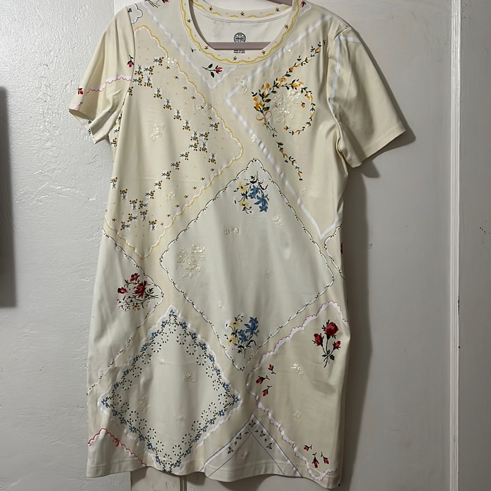 Tory Burch white handkerchief dress